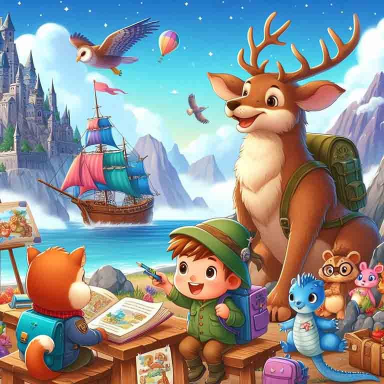 Exploring the World Through Animal Tales: Adventures and Life Lessons for Kids